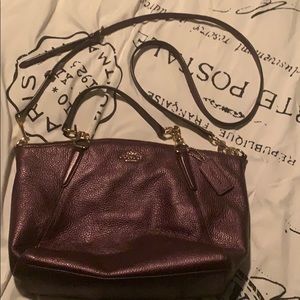 Coach Crossbody Pebble Leather Bag